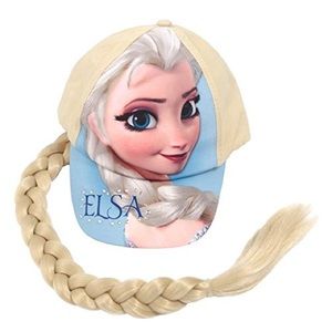 Disney Frozen Elsa Hat with Braided Blonde Hair
